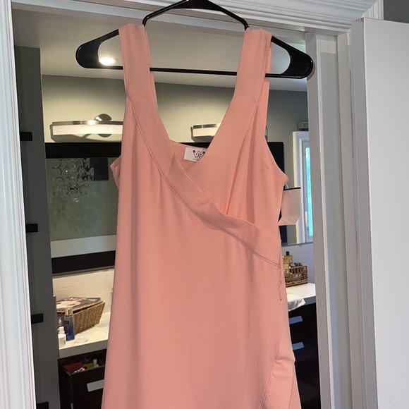 Six Crispy days asymmetrical peach dress size S Nwt - Picture 2 of 4